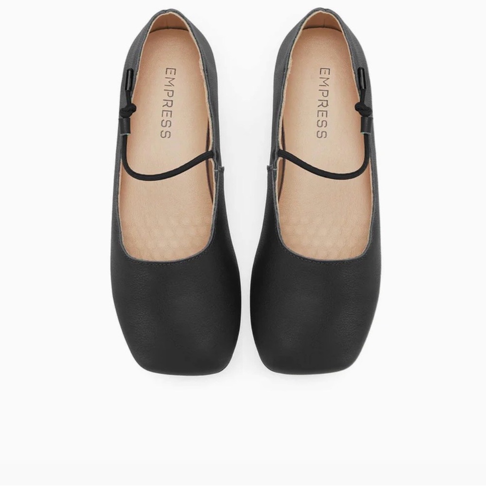 Empress Classic Black Mary Jane Flats - Women's size 40 - Picture 3 of 10